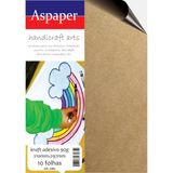 Papel KRAFT Folha Adesivado A4 210X297MM.