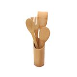 Conjunto De Cozinha 05 Pçs De Bambu - Quanhe