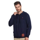 Jaqueta Com Capuz Felpa Diametro Azul P