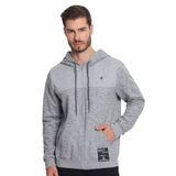 Jaqueta Com Capuz Felpa Diametro Cinza M