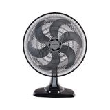 Ventilador De Mesa Ventisol 50cm Turbo 6, 3 Velocidades, 6 Pás, Preto