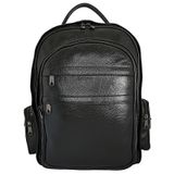 Mochila Grande De Couro Legítimo Para Notebook E Viagem