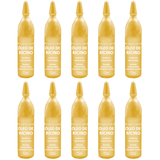 Kit 10 Ampolas De Vitamina Óleo De Rícino Crescimento Rápido