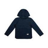 Camiseta Manga Longa Com Capuz Trick Nick Azul 12
