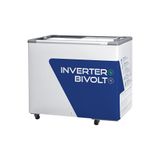 Freezer Horizontal Inverter Porta De Vidro 311 Litros Fricon Hceb311-3v000 Branco Bivolt