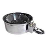 Fritadeira Elétrica 3 Litros, Tacho Esmaltado Preto, 220V