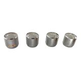Conjunto 4 Knobs De Metal Cromado Guitarra / Baixo - Andaluz