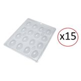 Forma De Pvc Para Ovo De Pascoa De 10gr - Kit 15 Unidades