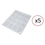Forma De Acetato Para Ovo De Pascoa De 10gr - Kit 5 Unidades