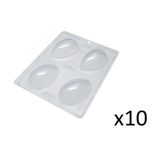 Forma Especial Ovo De Pascoa Chocolate Liso 100g- Kit 10un