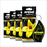 Aromatizante Mon Areon Vanilla Black - 4 Peças - Perfume Automotivo Odorizador Carro Baunilha