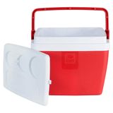 Caixa Térmica Cooler 12l Com Alça 13 Latas Vermelha Bel