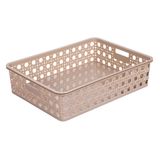 Cesta 23x32 Plasutil Palha 4,5L Nude