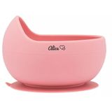 Bowl Personalizado Em Silicone Com Ventosa Rosa