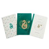 Harry Potter: Slytherin Constellation Sewn Notebook Collection - Set Of 3