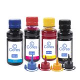 Kit 4 Refil Tinta Para Epson Ecotank L120 L200 L210 L220 L355 L365 L375 L380 L395 400ml