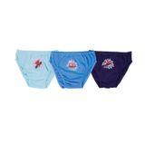 Kit Cueca Slip Infantil Homem Aranha Evanilda Azul 10