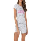 Pijama Feminino Curto Espaço Pijama 40747