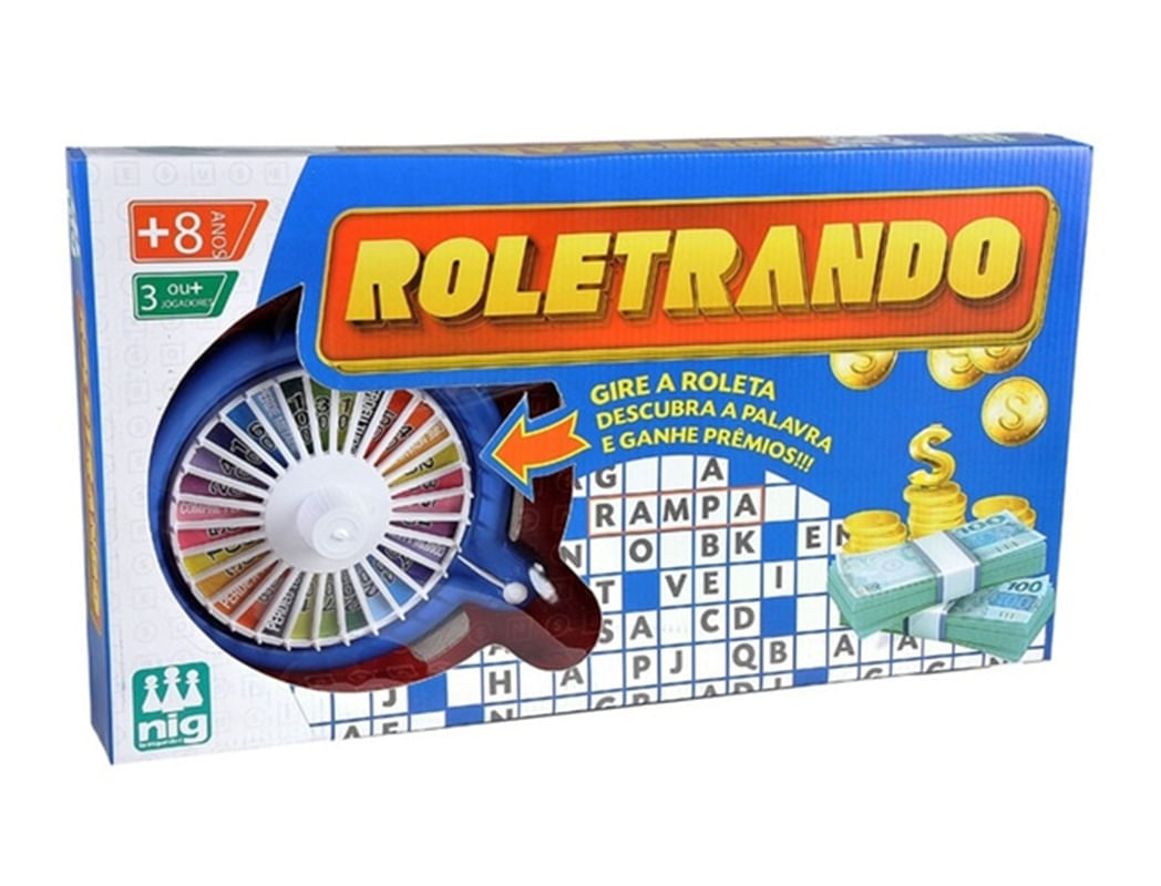 jogo roletrando multicolorido nig brinquedos