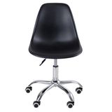 Cadeira com rodízios Eames Office - Escritório - Preto