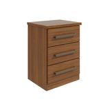 Mesa de Cabeceira Lopas Baião c/3 Gavetas Rovere