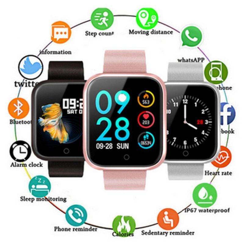 Smartwatch Iwo P70 - Prata