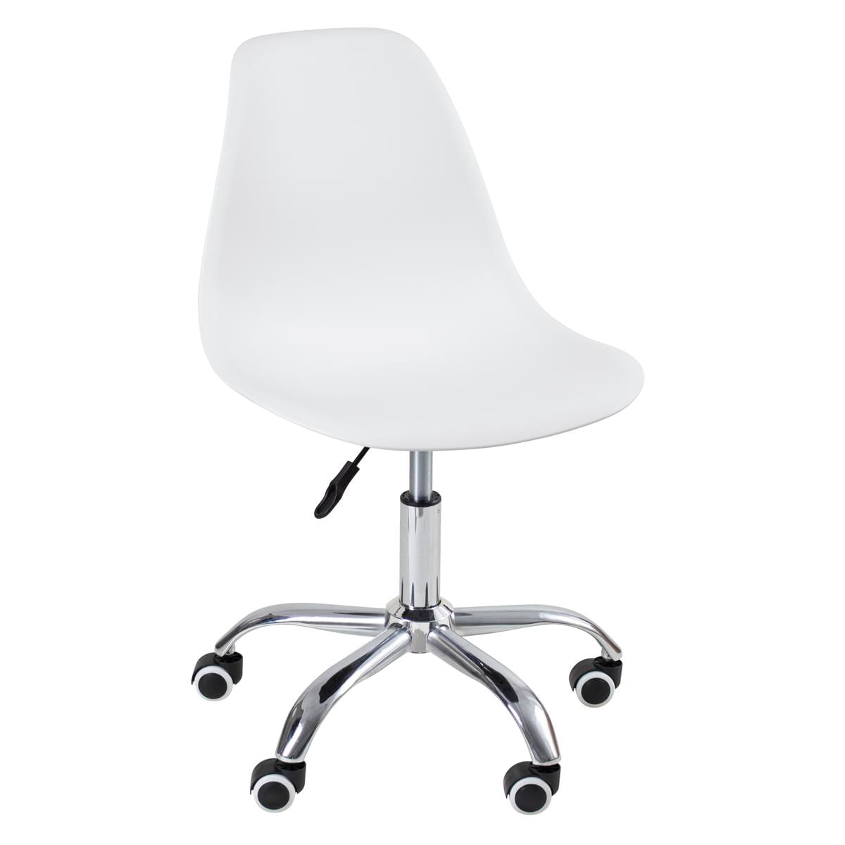 Cadeira com rodízios Eames Office - Escritório - Branco