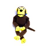 Brinquedo de Lã Macaco Pelúcio para Cães - Cor Única - Tamanho 43cm x 10cm x 8,5cm