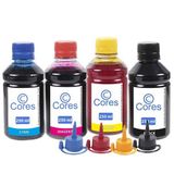 Kit 4 tintas para Epson Ecotank L4150 L4160 L6161 L6171 L6191 250ml