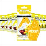 Aromatizante Mon Areon Vanilla Choco - 9 Peças - Perfume Automotivo Odorizador Baunilha Chocolate