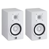 Par De Monitores De Referência Bi-amplificado 70w Hs 5 Branco Yamaha