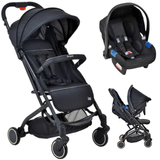 Carrinho de Bebe Burigotto Zap Black Preto com Bebe Conforto