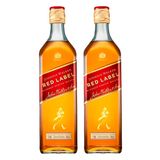 Whisky Johnnie Walker Red Label 1L 2 Unidades