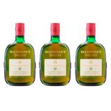 Whisky Buchanan's Deluxe 12 Anos 1L 3 Unidades