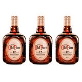 Whisky Old Parr 1L 3 Unidades