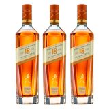 Whisky Johnnie Walker 18 Anos 750ml 3 Unidades