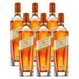 Whisky Johnnie Walker 18 Anos 750ml 6 Unidades