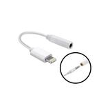 Adaptador iPhone 7 8 X Lightning para P2 3.5MM