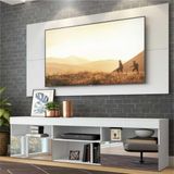 Rack com Painel para TV até 65' e Espelho Flórida Multimóveis Branco