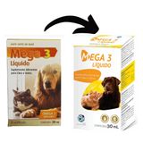 Suplemento Pet Ômega 3 Mega 3 Líquido Alivira Pet 30ml