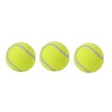 Brinquedo Para Cachorro Kit Bola De Tênis Com 3 Unidades