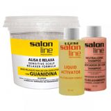 Kit relaxamento guanidina super forte salon line