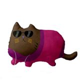 Almofada De Gato Para Sofá Sala Decorativa Estrela De Cinema