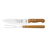 Kit Churrasco Tramontina 2 Peças Trinchante 22399074 Madeira Natural