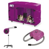 Maquina de Secar + Secador Maestro e Soprador Revolution Kyklon Pink