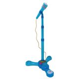 Microfone Azul Com Pedestal Musical Meninos Infantil