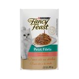 Ração Úmida para Gatos Adulto Fancy Feast Petit Filet Atum e Salmão Sachê 85g