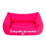 Cama Pet Cachorro Gato M 57x37cm Rosa Bebezinha Da Mamãe