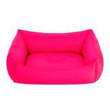 Cama Pet Para Cachorro Gato M 57x37cm Rosa Lisa