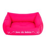 Cama Pet Para Cachorro Gato M 57x37cm Rosa Sono Da Beleza